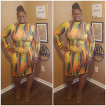 Load image into Gallery viewer, Mustard Fitted Dress
