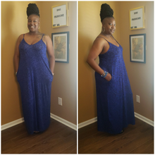Load image into Gallery viewer, Bright Blue Cami Maxi
